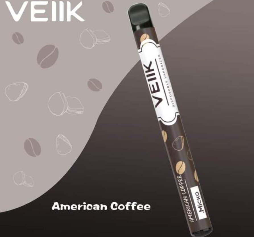 VEIIK Micko X 400 Puffs Vape - amerikietiška kava: Aromatinga kelionė į 2025 m. Lietuvos vape rinką