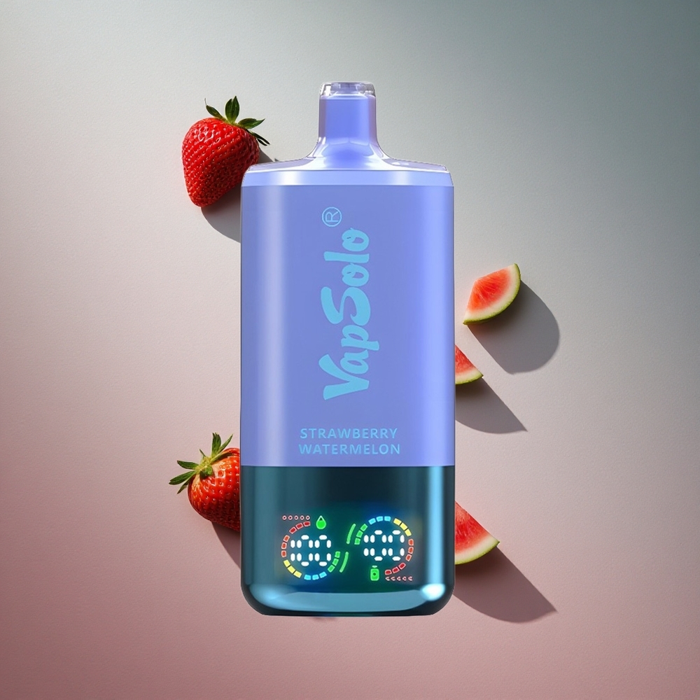 VapSolo Triple 30000 Puffs - Strawberry Watermelon: A Nova Revolução no Mundo dos Vapes Descartáveis